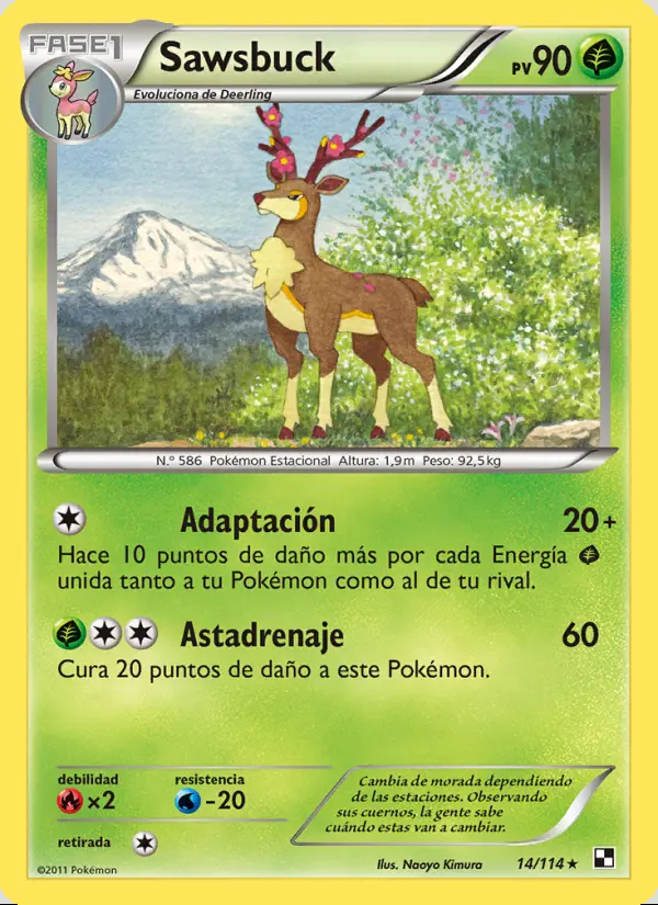 Image of the card Sawsbuck