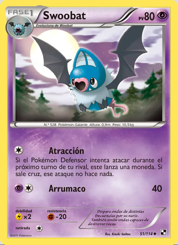 Image of the card Swoobat