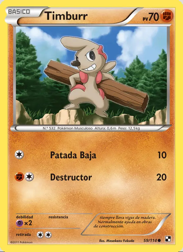 Image of the card Timburr