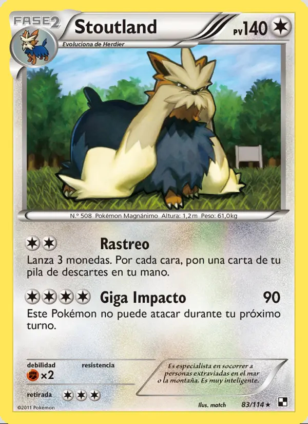 Image of the card Stoutland