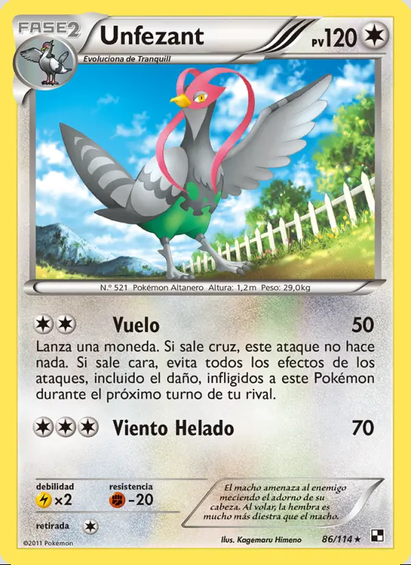 Image of the card Unfezant