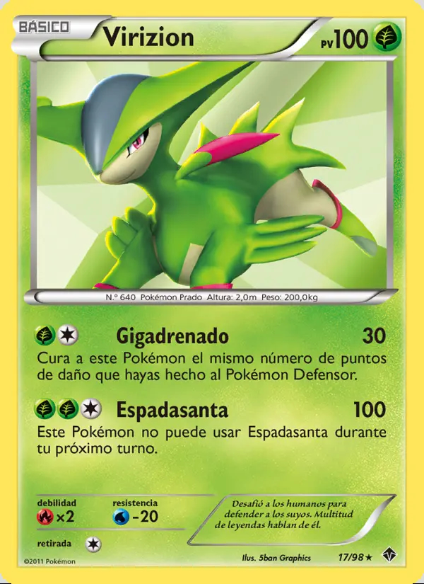 Image of the card Virizion