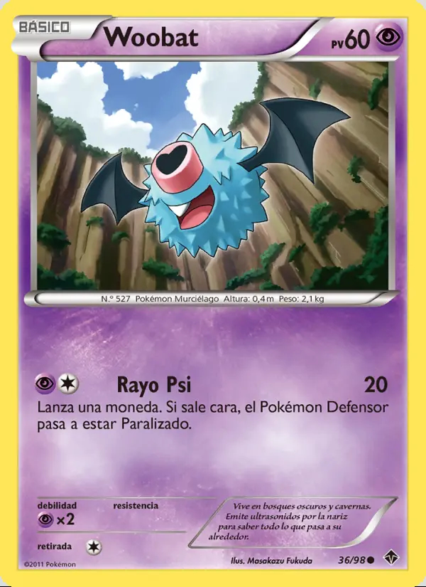 Image of the card Woobat