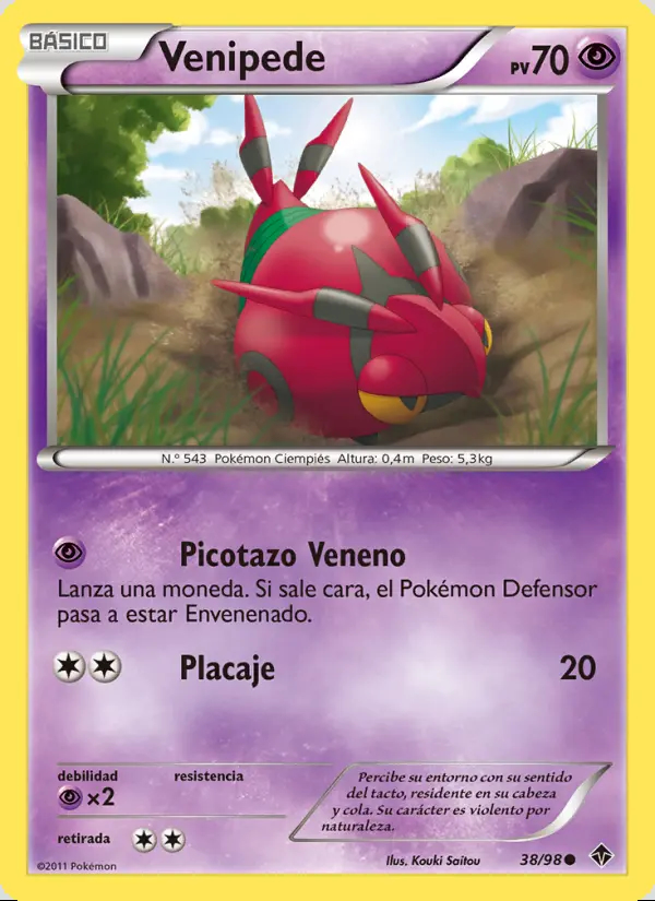 Image of the card Venipede