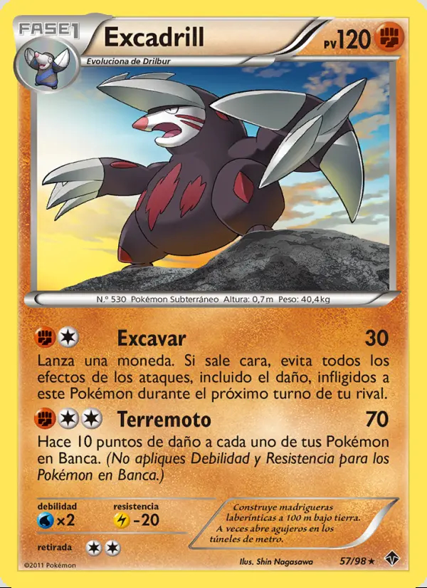 Image of the card Excadrill