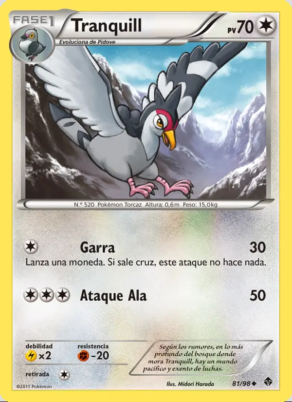 Image of the card Tranquill