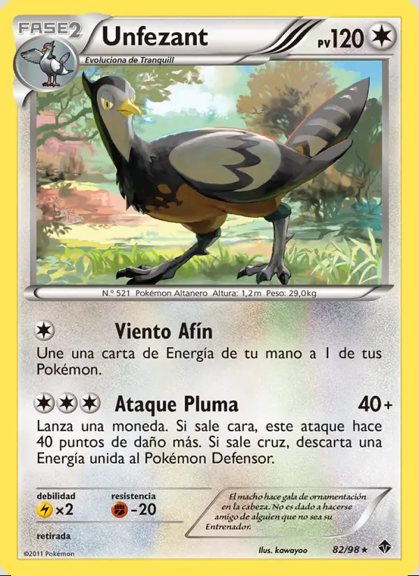 Image of the card Unfezant