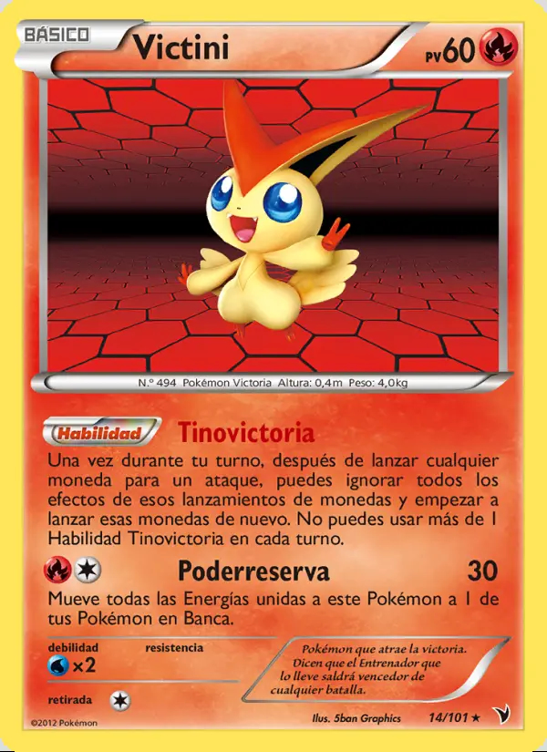 Image of the card Victini