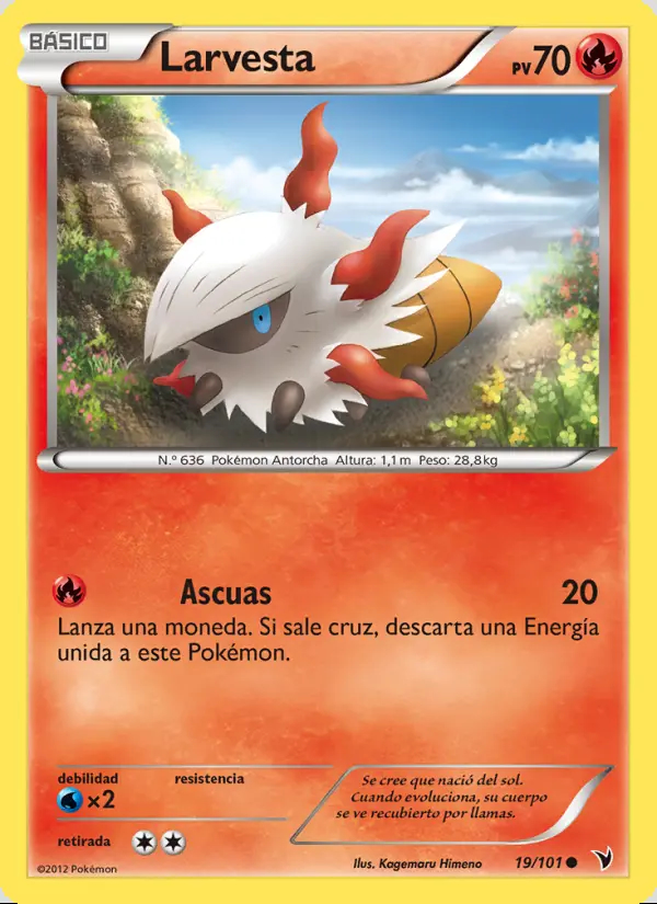 Image of the card Larvesta