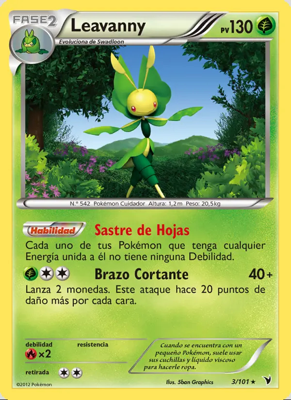 Image of the card Leavanny