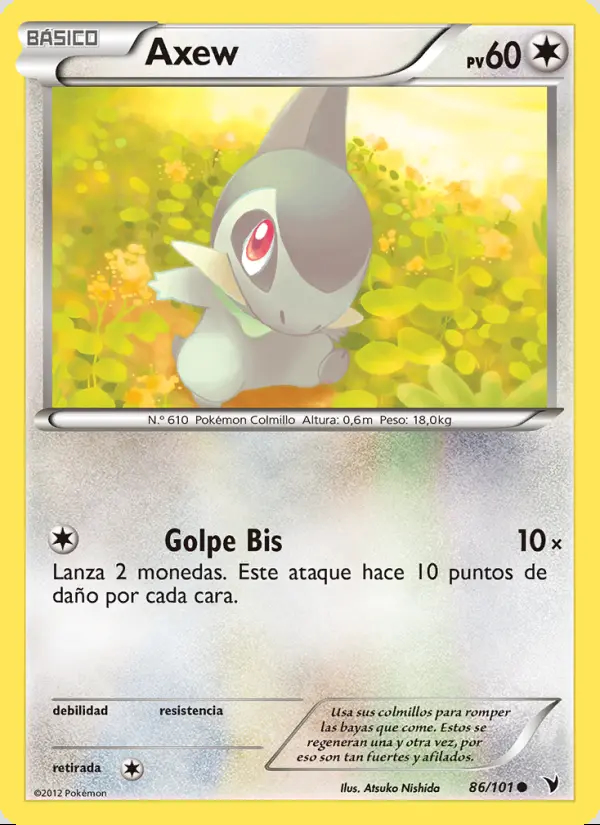 Image of the card Axew