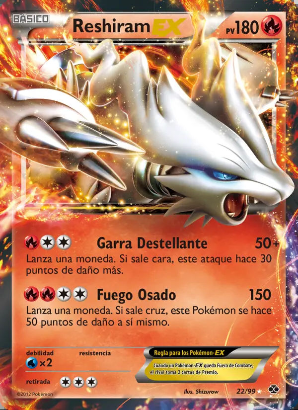 Image of the card Reshiram-EX