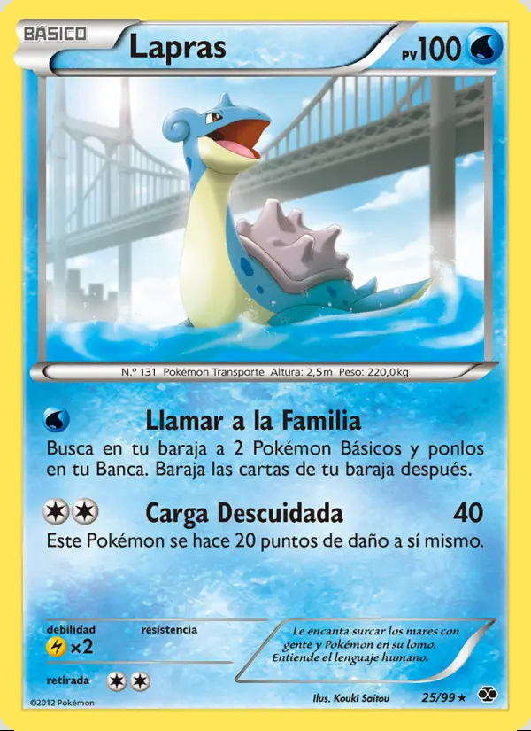 Image of the card Lapras