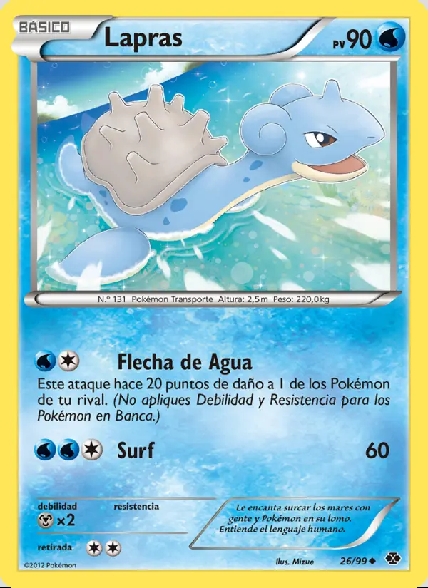 Image of the card Lapras