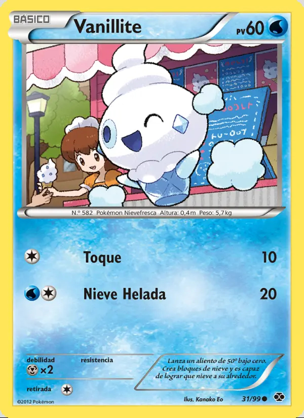 Image of the card Vanillite