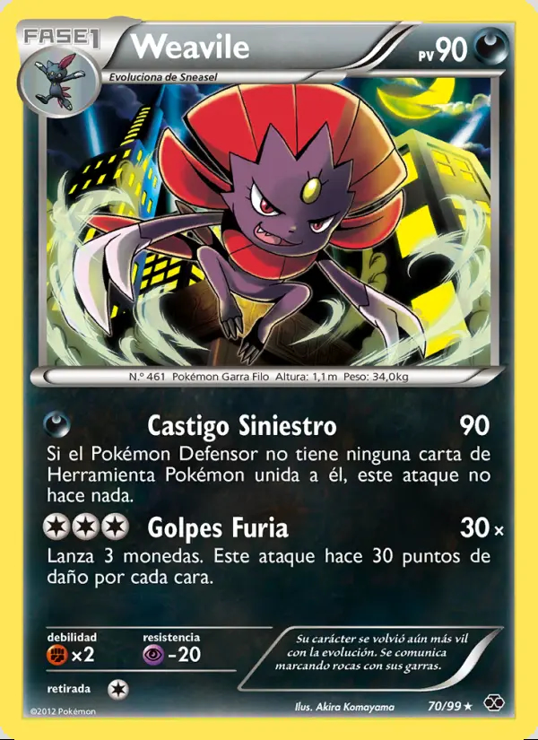 Image of the card Weavile