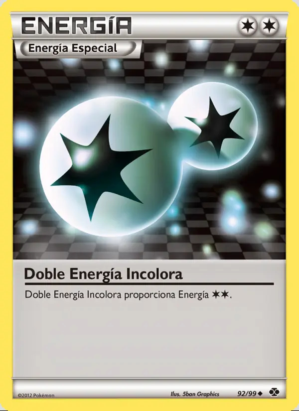 Image of the card Doble Energía Incolora