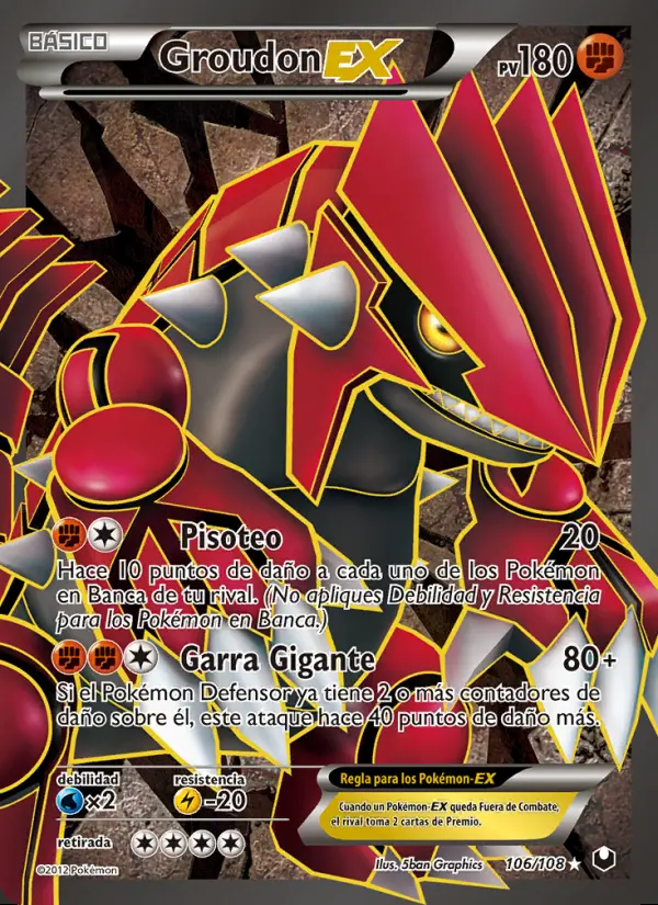 Image of the card Groudon-EX