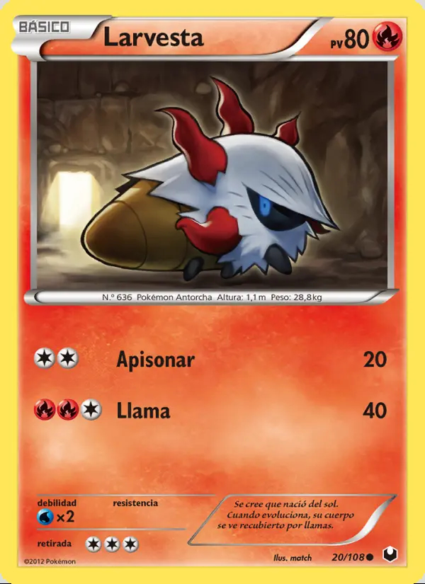 Image of the card Larvesta