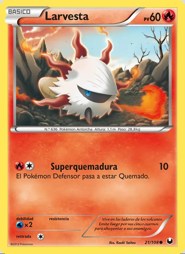 Image of the card Larvesta
