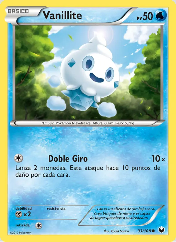 Image of the card Vanillite