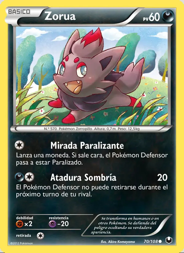 Image of the card Zorua