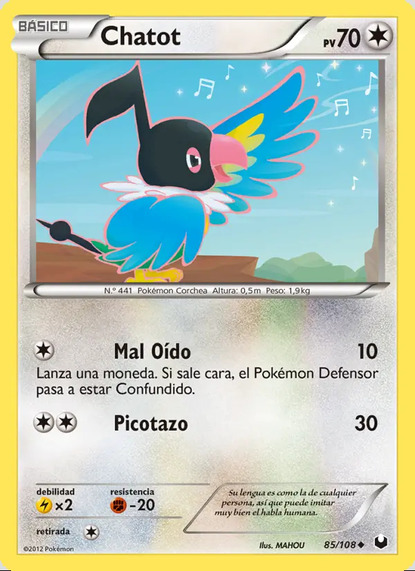 Image of the card Chatot