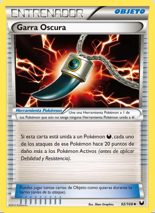 Image of the card Garra Oscura