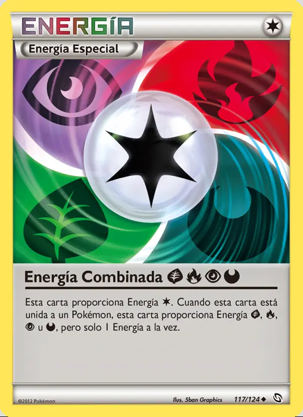 Image of the card Energía Combinada GrassFirePsychicDarkness
