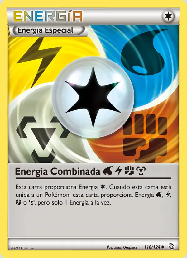 Image of the card Energía Combinada WaterLightningFightingMetal