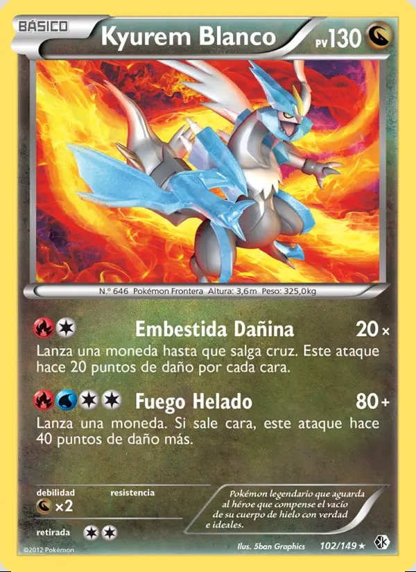 Image of the card Kyurem Blanco