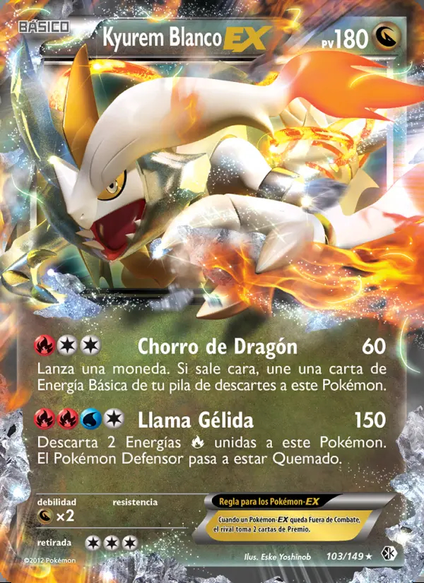 Image of the card Kyurem Blanco-EX