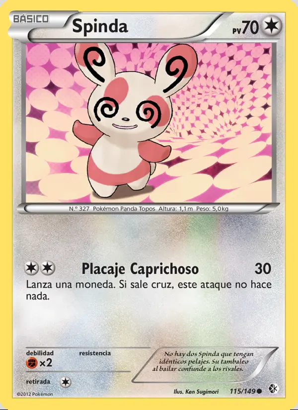 Image of the card Spinda
