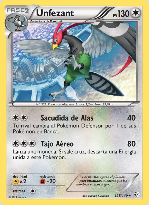 Image of the card Unfezant