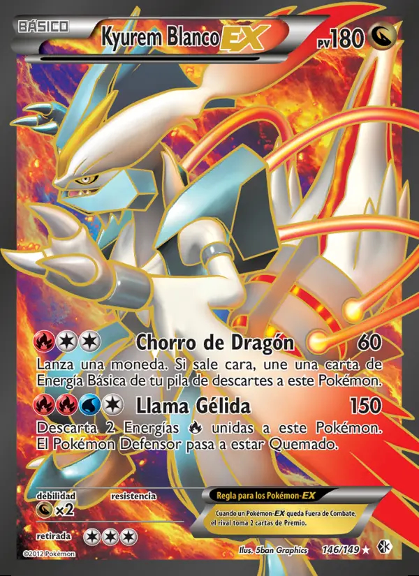 Image of the card Kyurem Blanco-EX