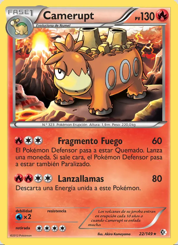 Image of the card Camerupt