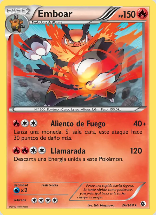 Image of the card Emboar