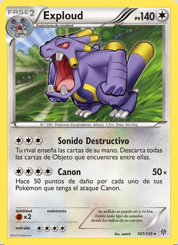 Image of the card Exploud