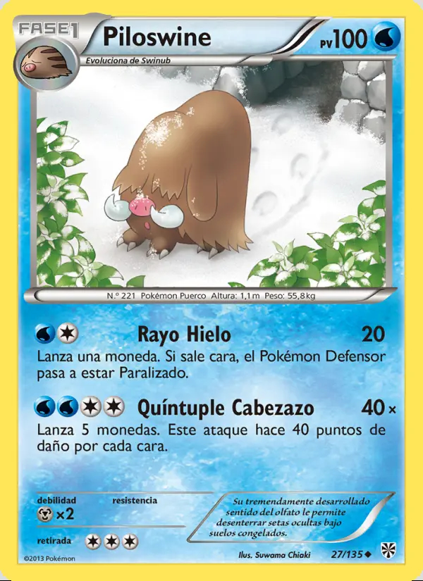 Image of the card Piloswine