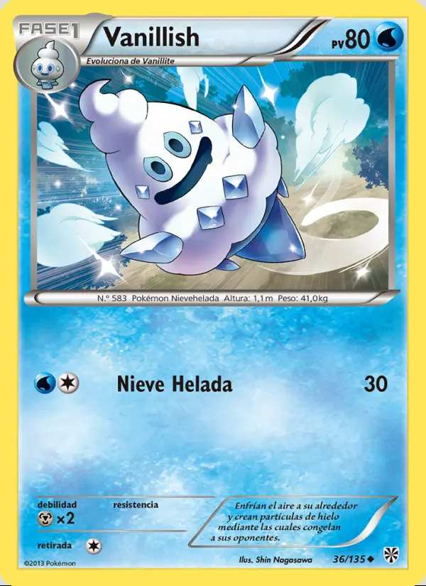 Image of the card Vanillish