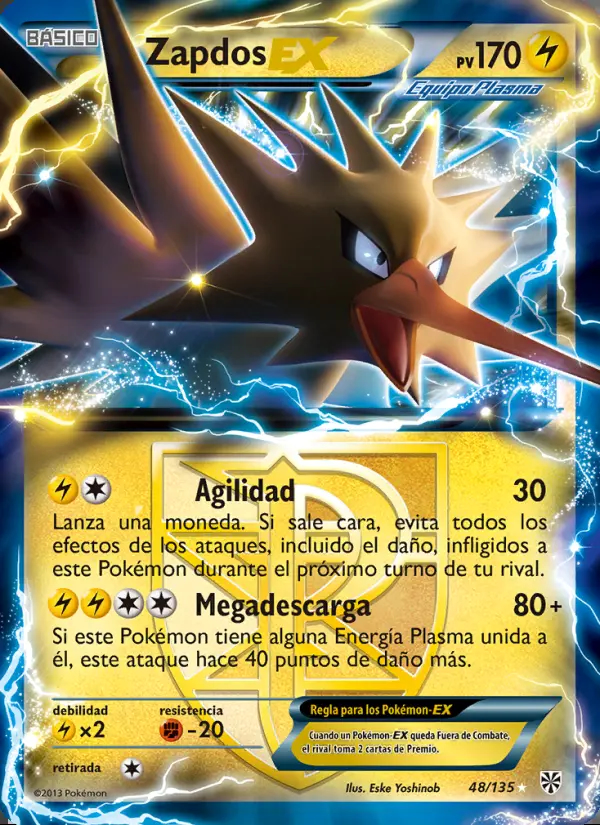 Image of the card Zapdos-EX