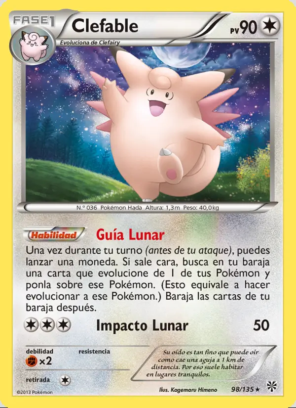 Image of the card Clefable