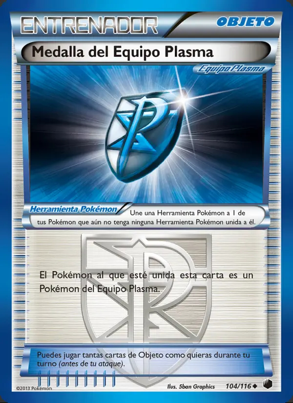 Image of the card Medalla del Equipo Plasma