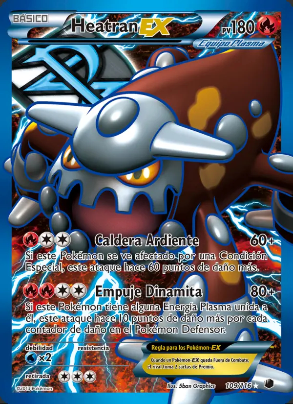 Image of the card Heatran-EX