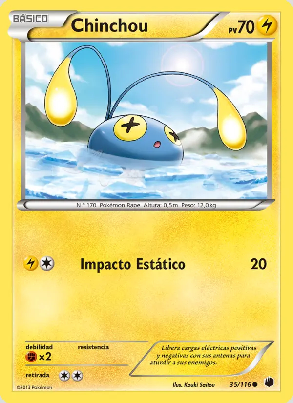 Image of the card Chinchou