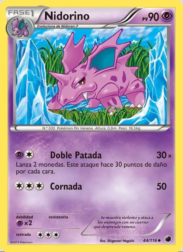 Image of the card Nidorino