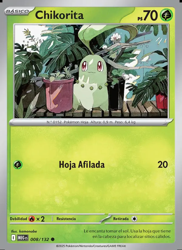 Image of the card Chikorita