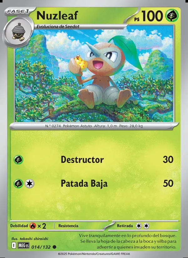 Image of the card Nuzleaf