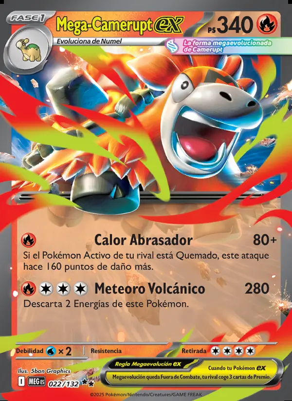 Image of the card Mega-Camerupt ex