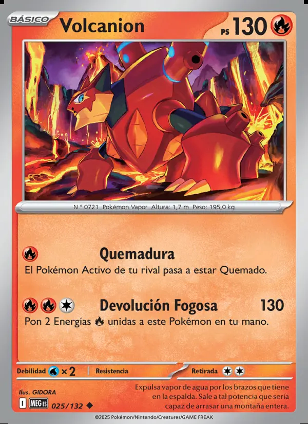 Image of the card Volcanion